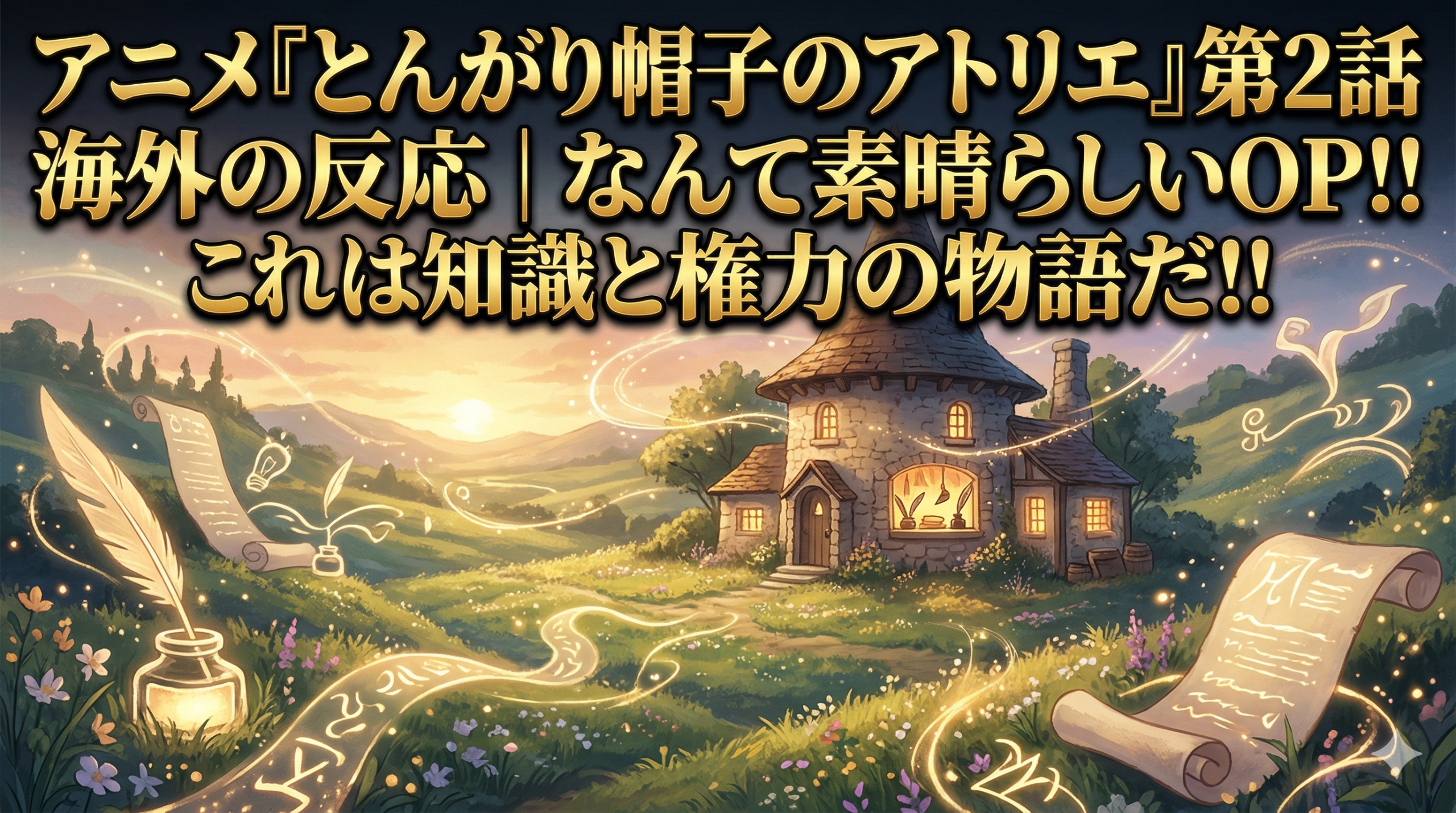 とんがり帽子2話